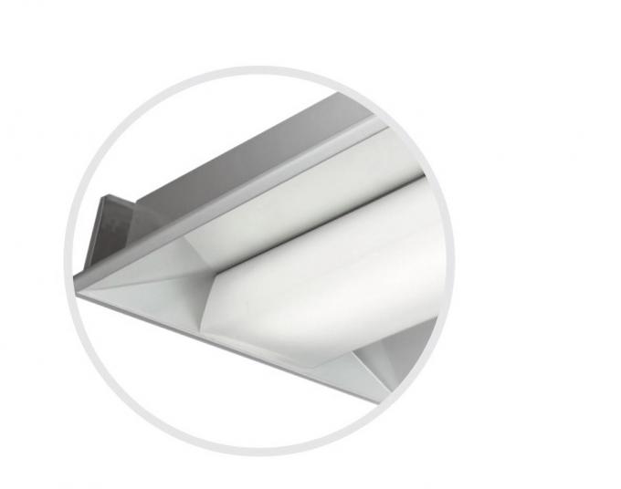 Embeded Iron LED Linear Flush Mount Light Fixture 60 /120 For Modern Office