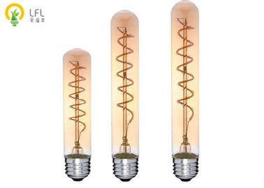 Curved Spiral Filament Decorative LED Bulbs For Vintage Pendant Light 2200K
