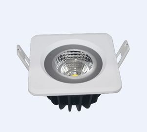 Water Proof  IP65 2.5&quot; Square Commercial Downlights 7W COB 650lm 5 Years Warrenty